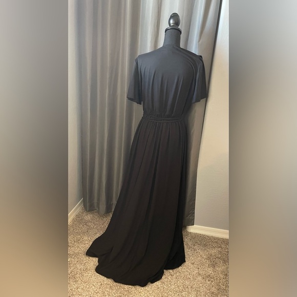 211. Hazel Blues, Maxi Wrap Dress, Size 1X, NWOT - Picture 3 of 5